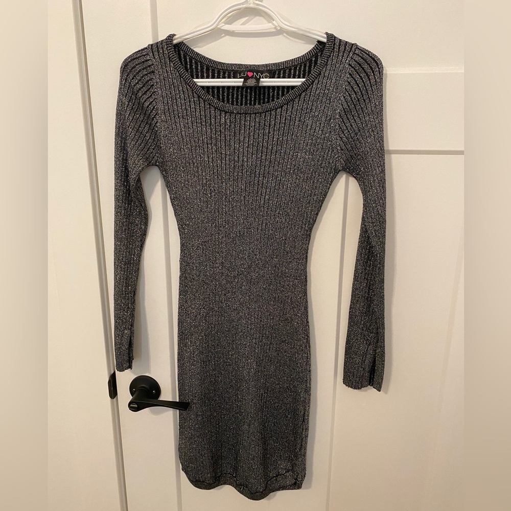 Silver sparkly dress